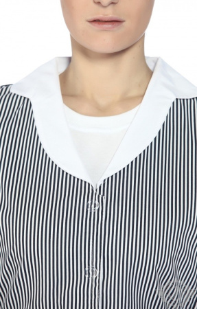 Фартук-жилетка "Маша" синяя