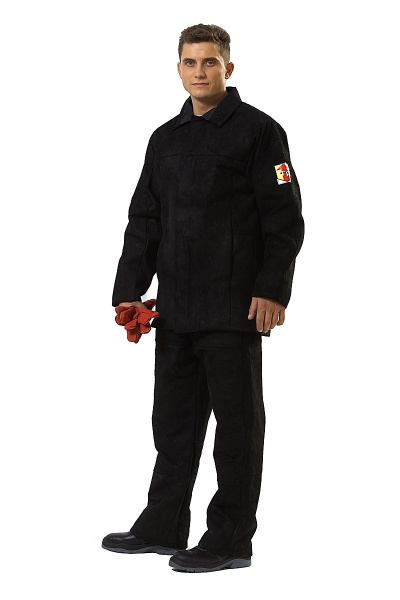 Костюм рабочий мужской "Сварщик" цвет черный