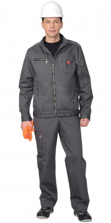 Костюм "СИРИУС-Даллас" куртка (чз), брюки, серый