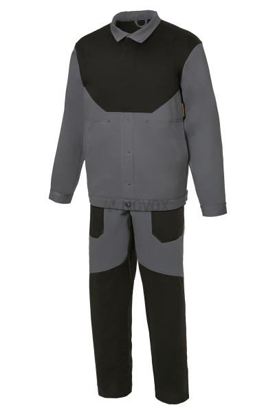 Костюм сварщика Прометей т.серый/черный, куртка, брюки
