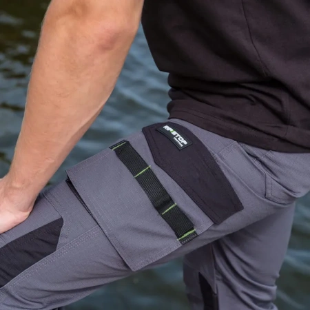 Брюки PROTONE RIPSTOP, серый/т.серый/лайм