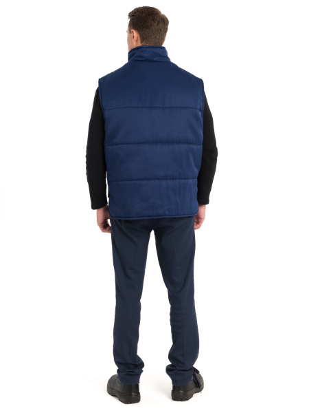 Жилет утепленный "Докер" т. синий