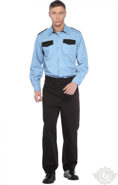 Сорочка "Страйк", голубая