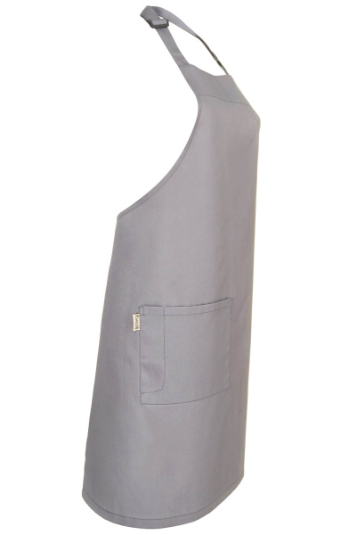 Фартук HORECA (ХОРЕКА) с нагрудником dark grey (темно-серый)