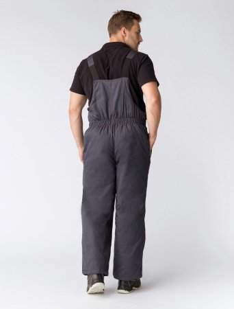 Полукомбинезон зимний "Флофт" (тк.Твил,210), т.серый