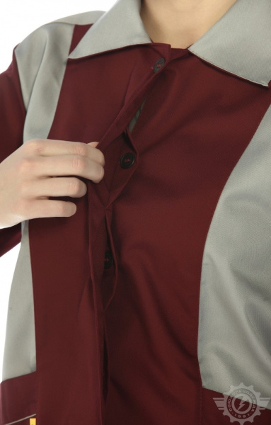 Костюм "Эксперт-2" женский бордовый