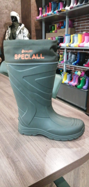 Сапоги мужские из ЭВА с манжетой 930, подошва ТЭП Цвет: Олива