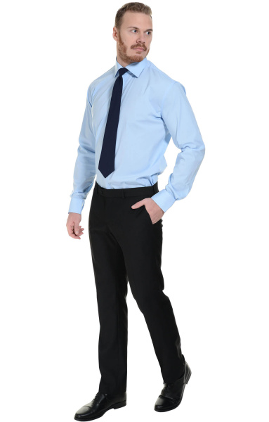 Галстук на резинке темно-синий