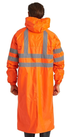Плащ ВВЗ сигнальный нейлон с ПВХ оранжевый