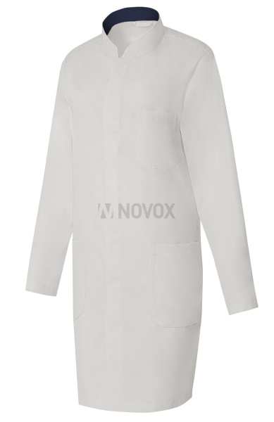 Халат ЛИНДРЕД ОРИОН (Lindred) со стойкой мужской белый