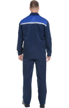 Костюм Строителя (эконом), куртка, брюки темно-синий василек