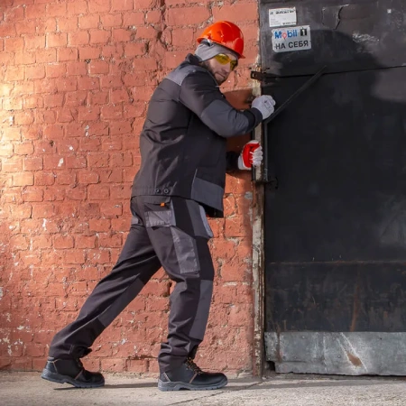 Брюки PROTONE LIGHT, серый/т.серый/оранжевый