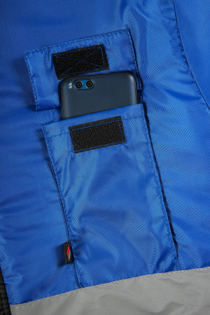 Костюм зимний "Мегрес-2" СОП (тк.OxLine,90) п/к, васильковый/черный