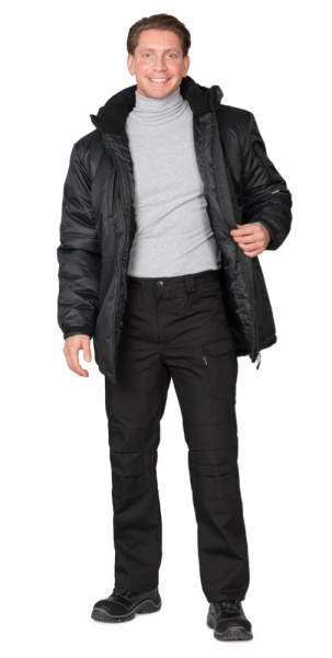 Куртка мужская утеплённая "Вегард" чёрная