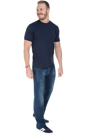 Футболка LUXE (ЛЮКС) мужская темно-синяя