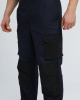 Полукомбинезон Милан NEW CH МВО (тк.Смесовая,270), т.синий/черный