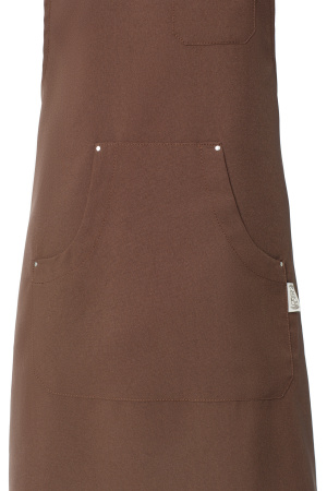 Фартук КЛИНПЛЕКС ИРМА (CLINPLEX IRMA) с нагрудником chocolate (коричневый)