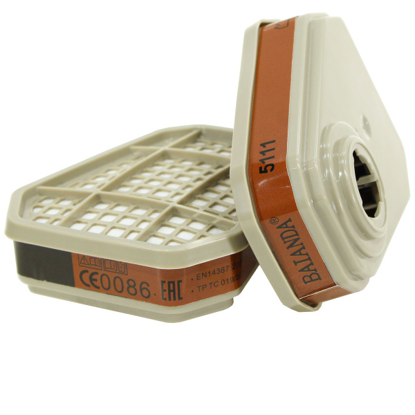 Фильтр для защиты от газов и паров BAIANDA 5111 A1 (2 шт.)