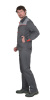 Костюм "ФАВОРИТ" куртка, брюки темно-серый со св.серым, 80% ПЭ, 20% ХБ
