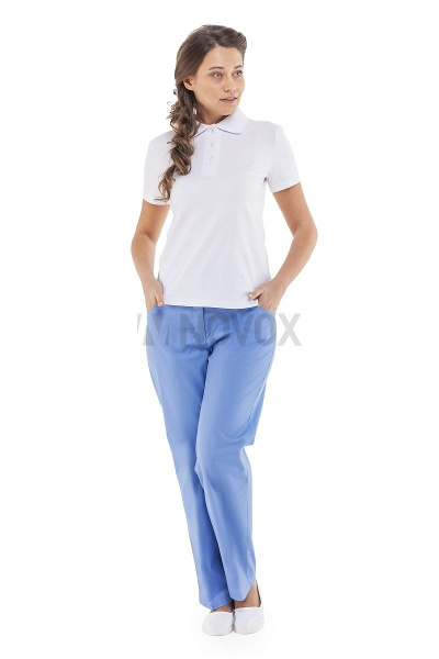 Брюки женские "Юкка" цвет серо-голубой