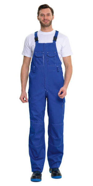 Полукомбинезон мужской летний "Эко-Труд" васильковый, СОП