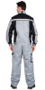Костюм "ПРАКТИК" куртка, п/к св. серый с черным