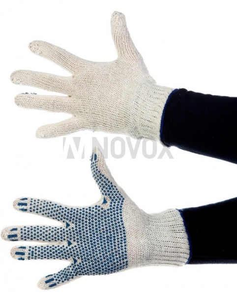 Перчатки трикотажные с ПВХ Точка