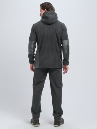 Куртка с капюшоном Кэмп (тк.Флис), т.серый