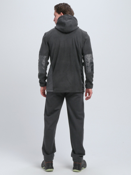 Куртка с капюшоном Кэмп (тк.Флис), т.серый