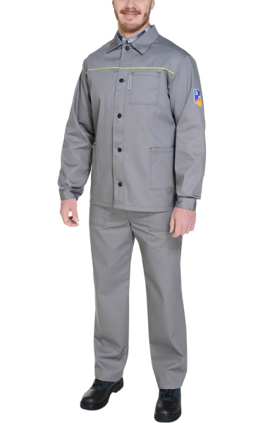Костюм "Труд" рабочий ( эконом ), куртка, брюки, темно-серый