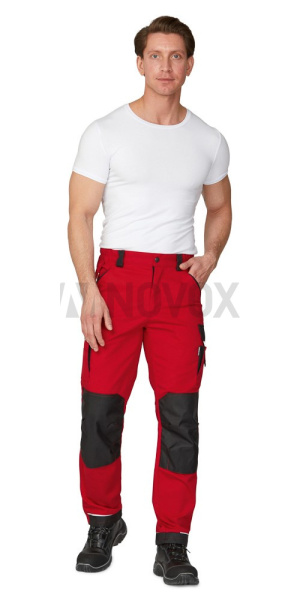 Брюки мужские "Сюрвейер" красный/чёрный
