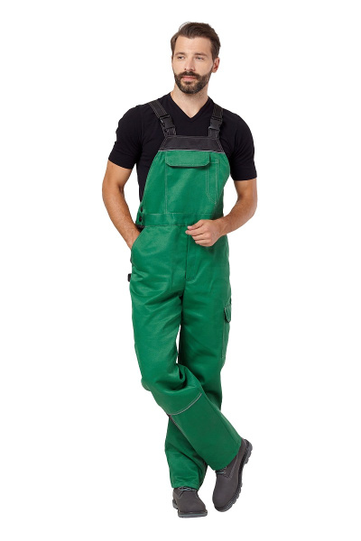 Костюм "Страйк 2", куртка, п/к, цвет зеленый/черный