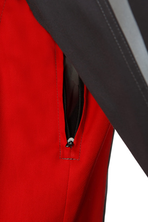 Костюм "STATUS" NEW (Статус), куртка, брюки, графит красный