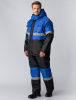 Костюм зимний "Мегрес-2" СОП (тк.OxLine,90) п/к, васильковый/черный