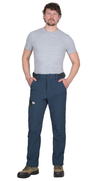 Брюки СПЕЙС софтшелл синие