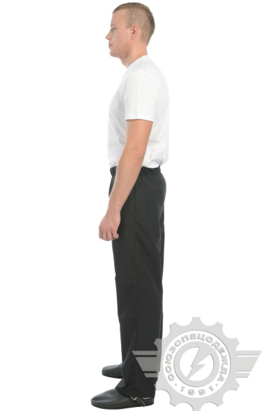 Брюки "Люкс-Лайт" поварские черные