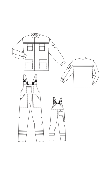 Костюм "Эксперт-2", куртка, п/к, с СВП (СОП) василек