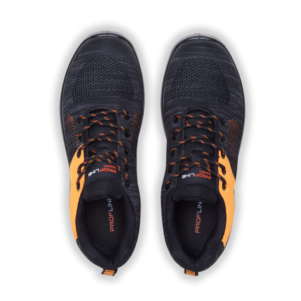 Полуботинки текстильные PROFLINE Specialist МП МС ПУ/ПУ, серый/оранжевый