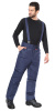 Костюм "КОМФОРТ" зимний, куртка, брюки, синий с чёрным