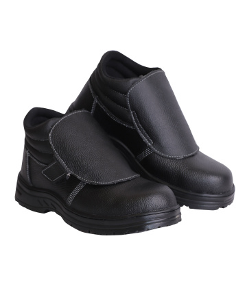 Ботинки сварщика ТИТАН, кожа, МП, Нитрил