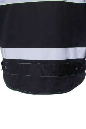 Костюм "Премиум" летний черный/лайм