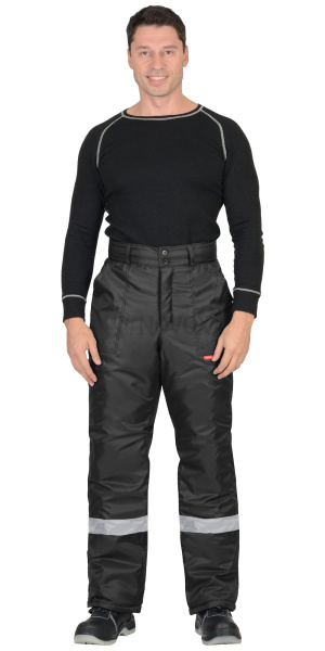 Брюки "РОСТ" черные с СОП