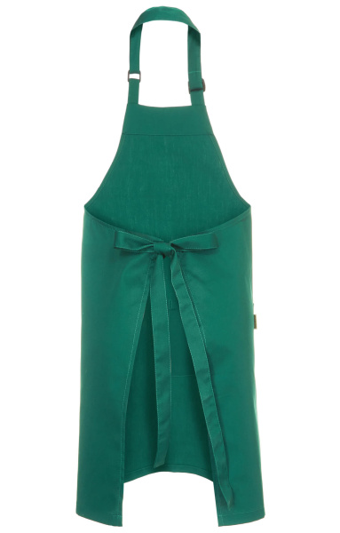 Фартук HORECA (ХОРЕКА) с нагрудником dark green (темно-зеленый)