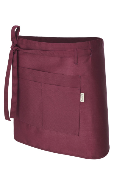 Фартук «BARISTA» укороченный, цвет burgundy (бордо)