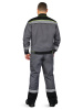 Костюм "Система", куртка+п/к, цв. т.серый/черн/лимон