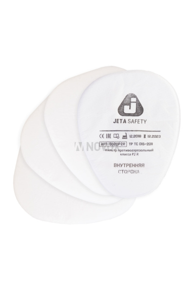 Предфильтр Jeta Safety 6020 (P2 R) противоаэрозольный, (4шт)