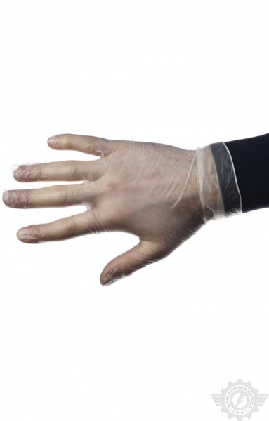 Перчатки виниловые в ассортименте