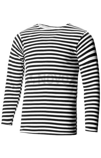 Тельняшка черная полоса