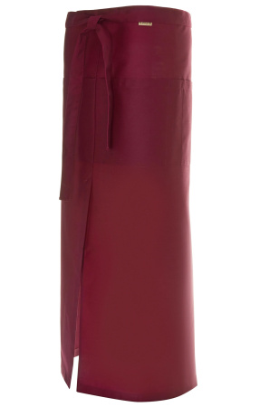 Фартук «BARISTA» удлиненный, цвет burgundy (бордо)