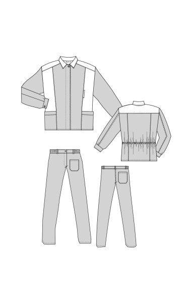 Костюм "Эксперт-2" женский бордовый